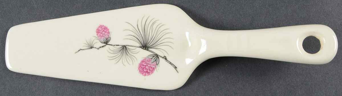 Wild Clover (Coupe, No Trim) Solid Ceramic Pie/Cake Server by Canonsburg-1