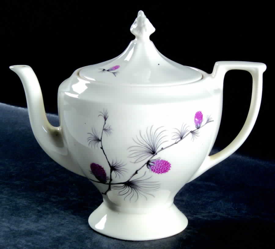 Wild Clover (Rim, No Trim) Teapot & Lid by Canonsburg-1