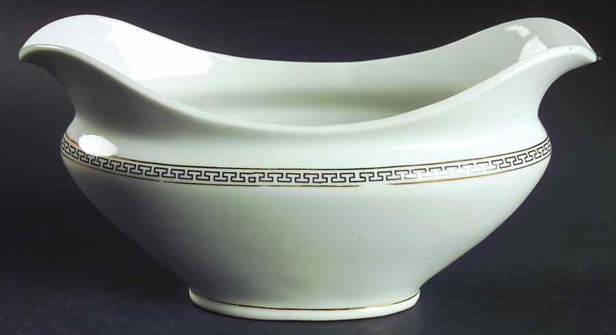 Greek Key Gravy Boat by Carlsbad-1