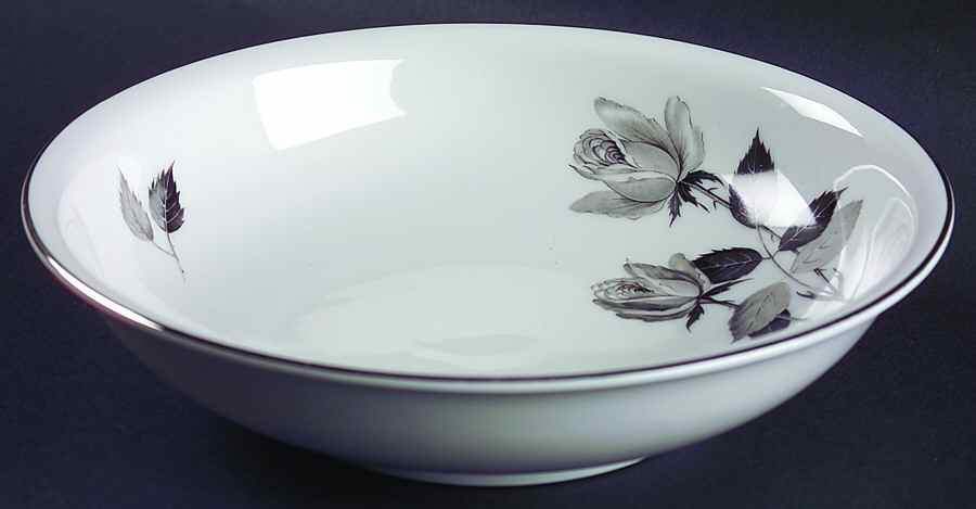 Silhouette Rose 8" Round Vegetable Bowl by Cathedral-1