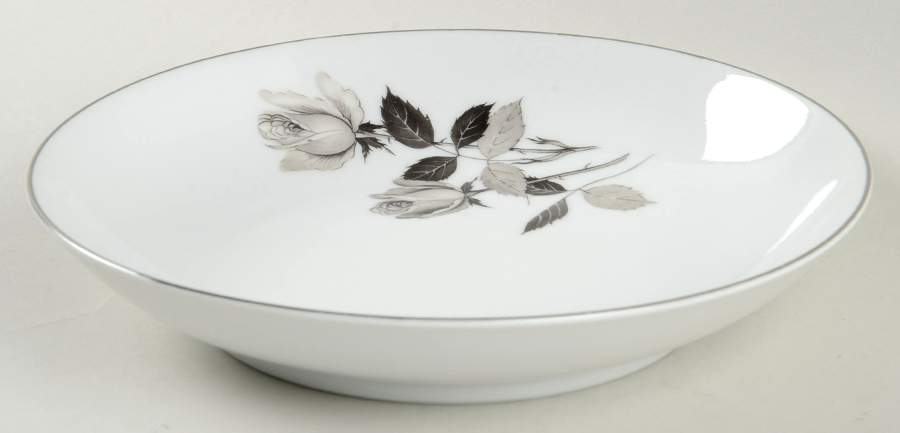 Silhouette Rose Coupe Soup Bowl by Cathedral-1