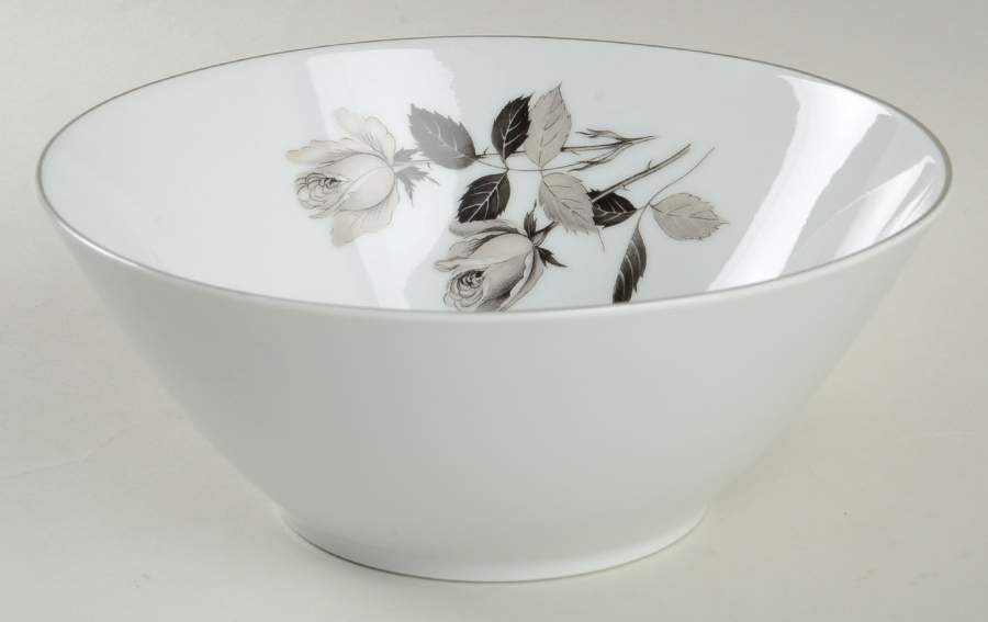 Silhouette Rose 7" Round Vegetable Bowl by Cathedral-1