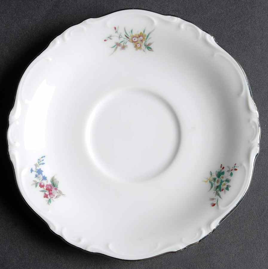 Bouquet Saucer by Crown Bavaria-1