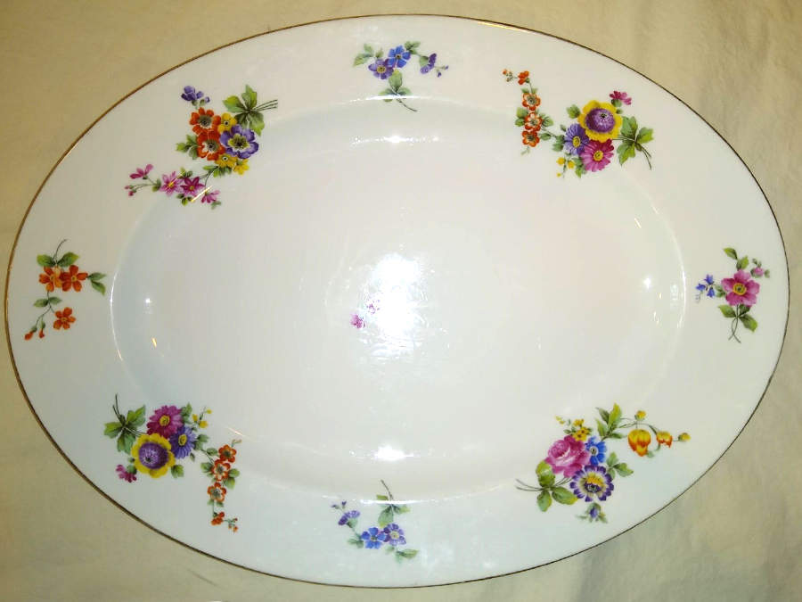 5349 13" Oval Serving Platter by Crown Bavaria-1