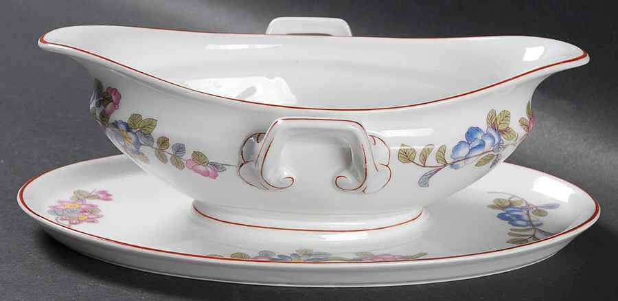 CBA2 Gravy Boat with Attached Underplate by Crown Bavaria-1