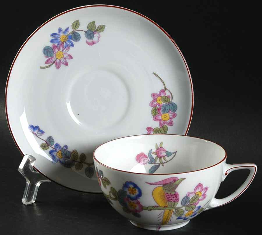 CBA2 Flat Cup & Saucer Set by Crown Bavaria-1