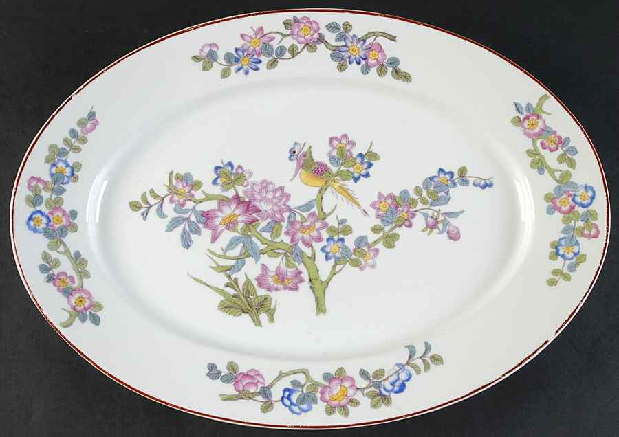 CBA2 14" Oval Serving Platter by Crown Bavaria-1