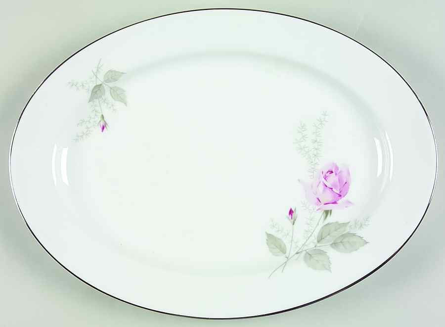 Fantasy 12" Oval Serving Platter by Crown Bavaria-1