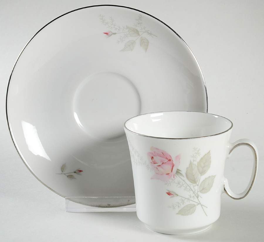 Fantasy Flat Cup & Saucer Set by Crown Bavaria-1
