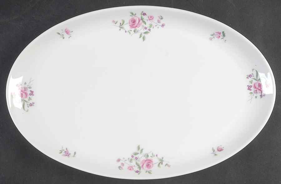 Wild Rose 12" Oval Serving Platter by Crown Bavaria-1