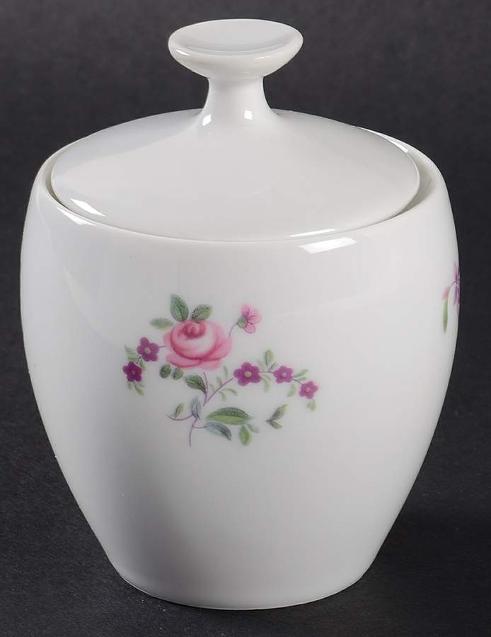 Wild Rose Mini Sugar Bowl & Lid by Crown Bavaria-1
