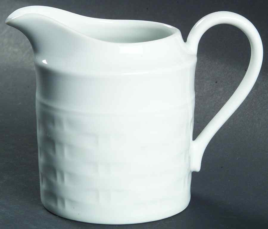 Basketweave Creamer by Crate & Barrel-1