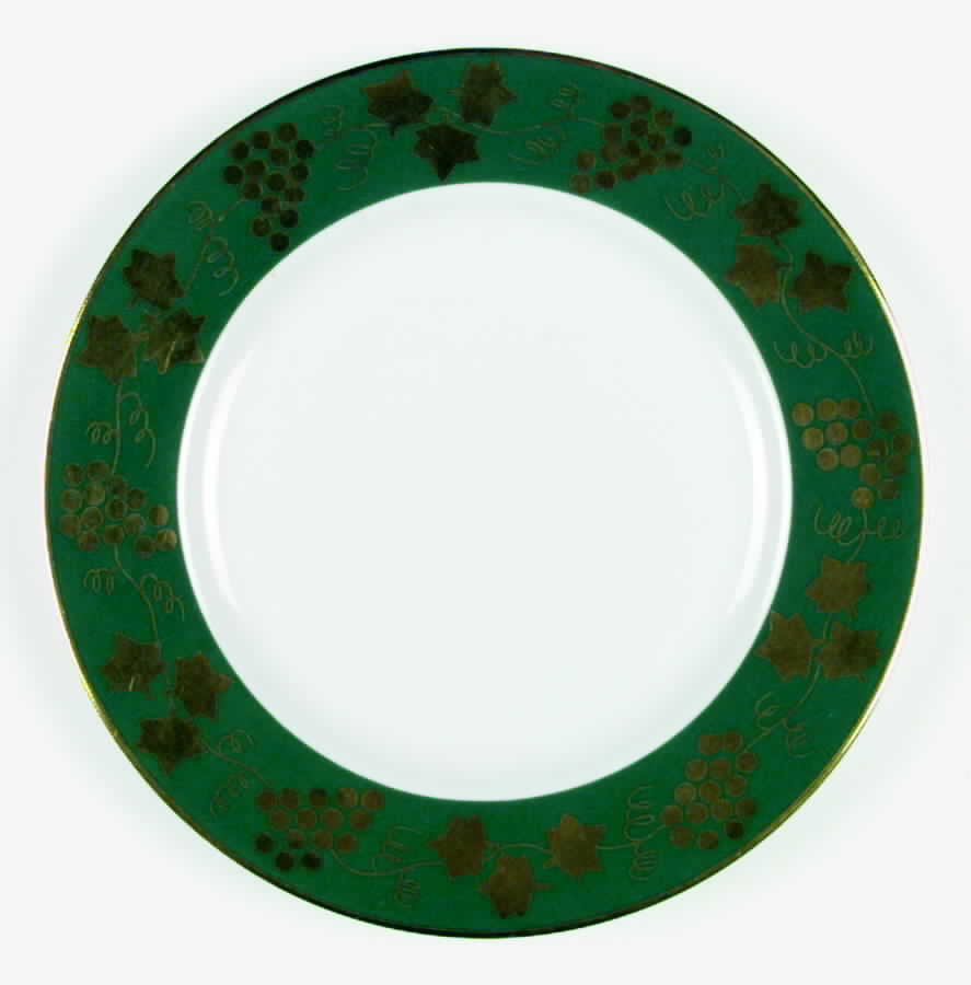 Grapes and Leaves Dinner Plate by Crate & Barrel-1