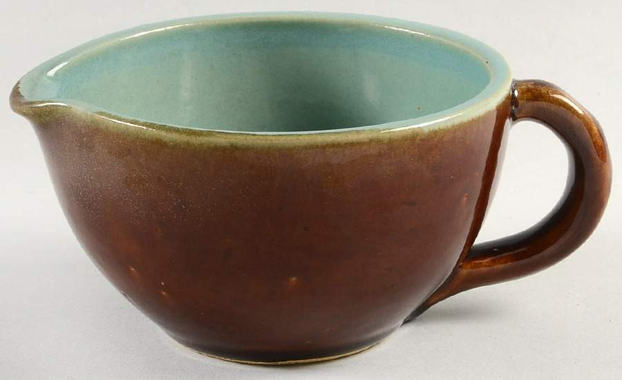 Country Fare (Ribbed Back, Unglazed Ring) Gravy Boat by Carbone-1