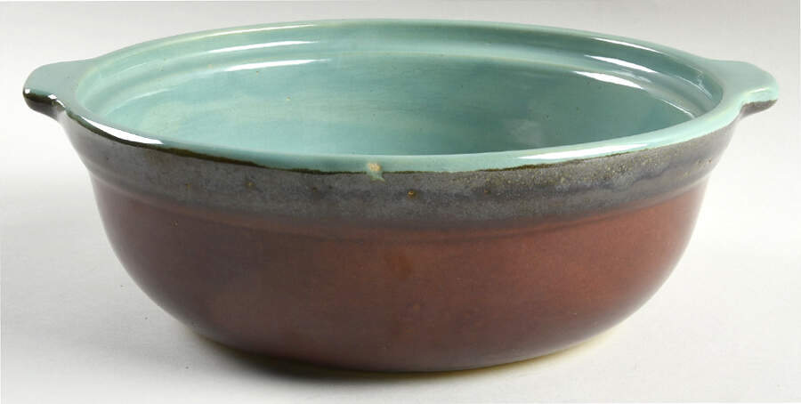 Country Fare (Ribbed Back, Unglazed Ring) 3 Quart Round Casserole No Lid by Carbone-1