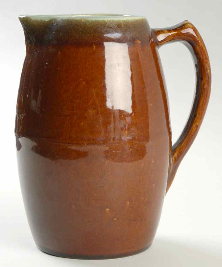 Country Fare (Ribbed Back, Unglazed Ring) 60 Oz Pitcher by Carbone-1