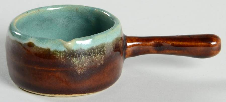 Country Fare (Ribbed Back, Unglazed Ring) 2" Pipkin by Carbone-1