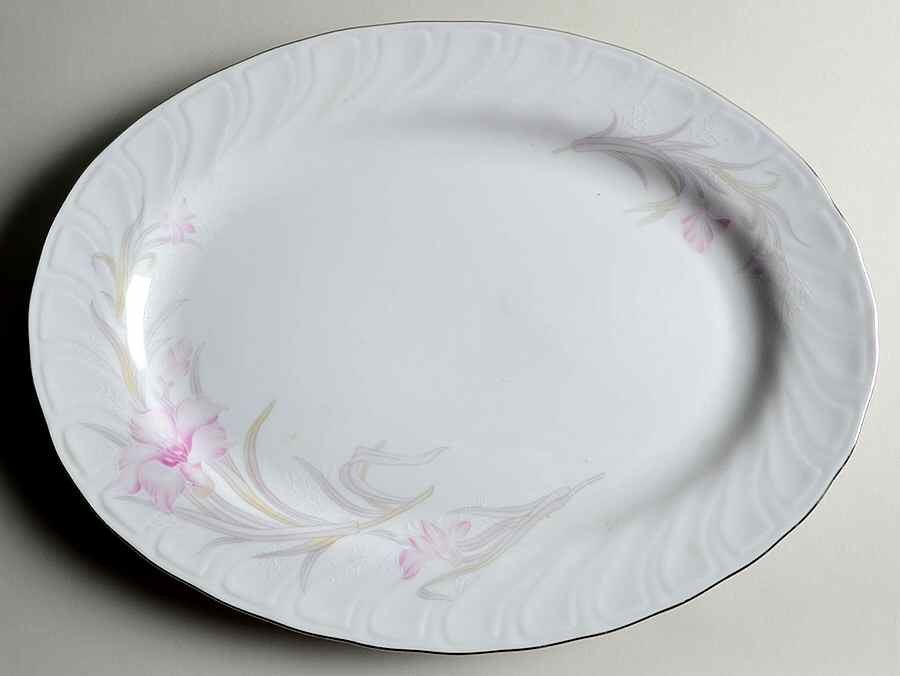 CCC5 14" Oval Serving Platter by Cac Ceramic-1