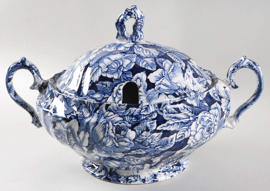 Bermuda Blue Tureen &  Lid by Churchill-1