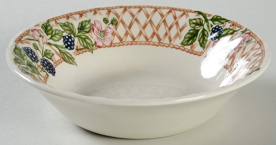 Blackberry Trellis Coupe Cereal Bowl by Churchill-1