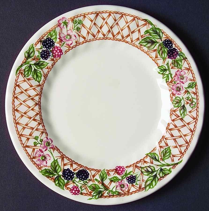 Blackberry Trellis Bread & Butter Plate by Churchill-1