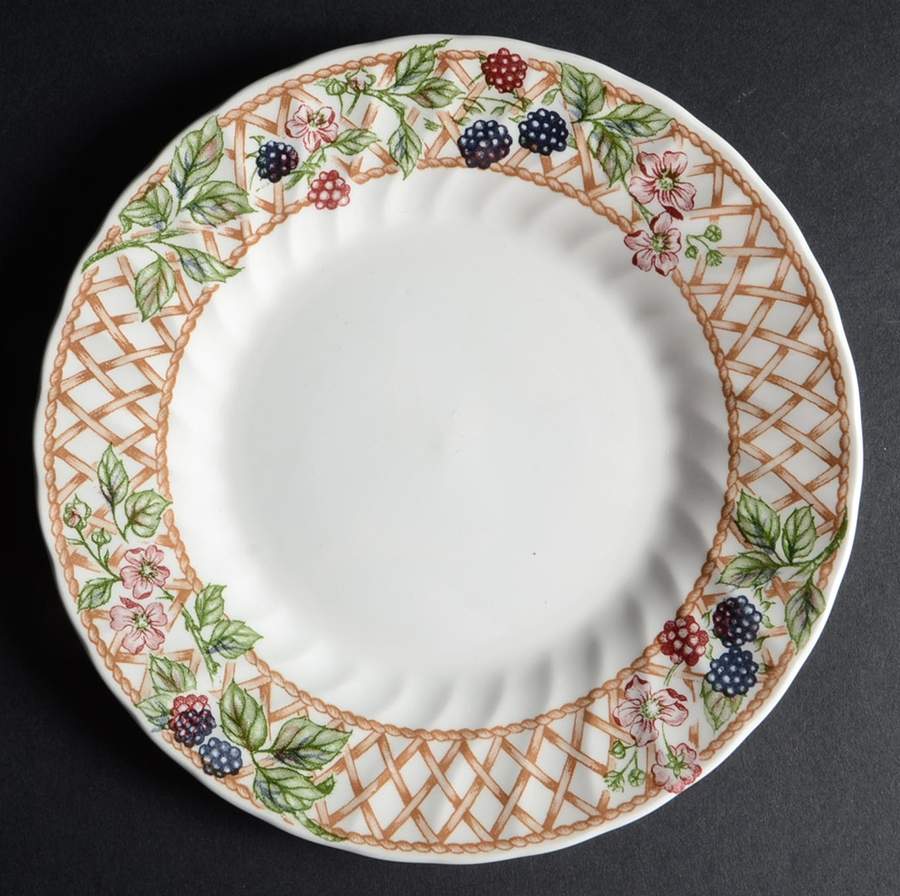 Blackberry Trellis Salad Plate by Churchill-1