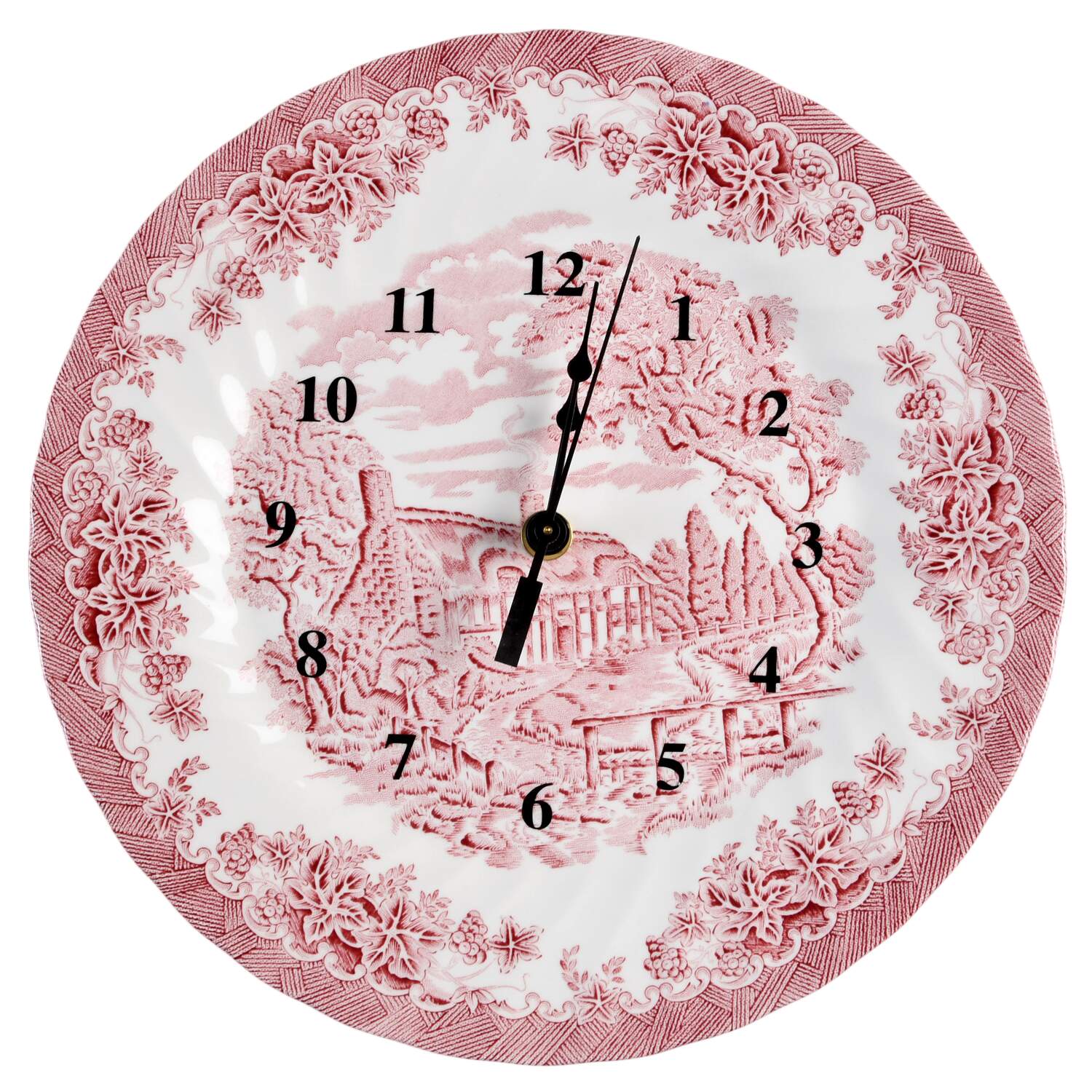 The Brook Pink (Made in England) 1-2" depth  Clock Plate HC by Churchill-1