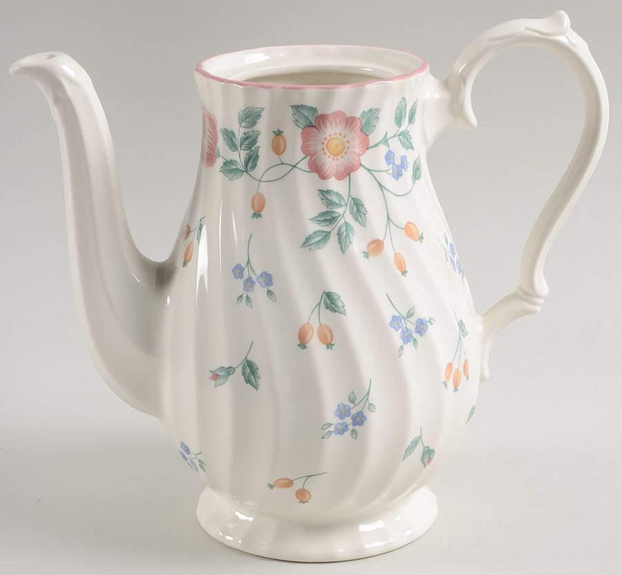 Briar Rose Coffee Pot No Lid by Churchill-1