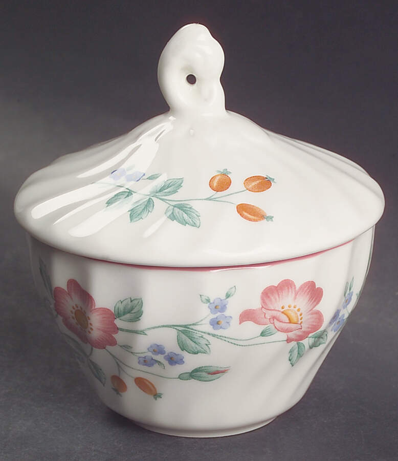 Briar Rose Sugar Bowl & Lid by Churchill-1