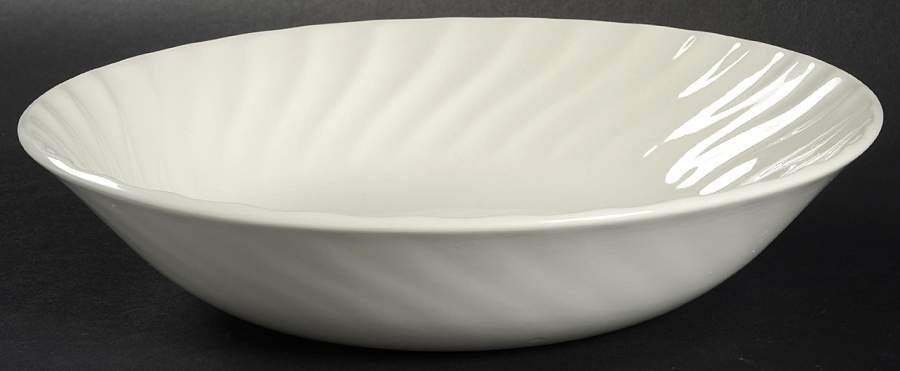 Chelsea White (England) 9" Salad Serving Bowl by Churchill-1