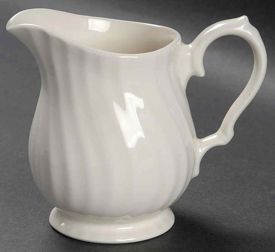 Chelsea White (England) Creamer by Churchill-1