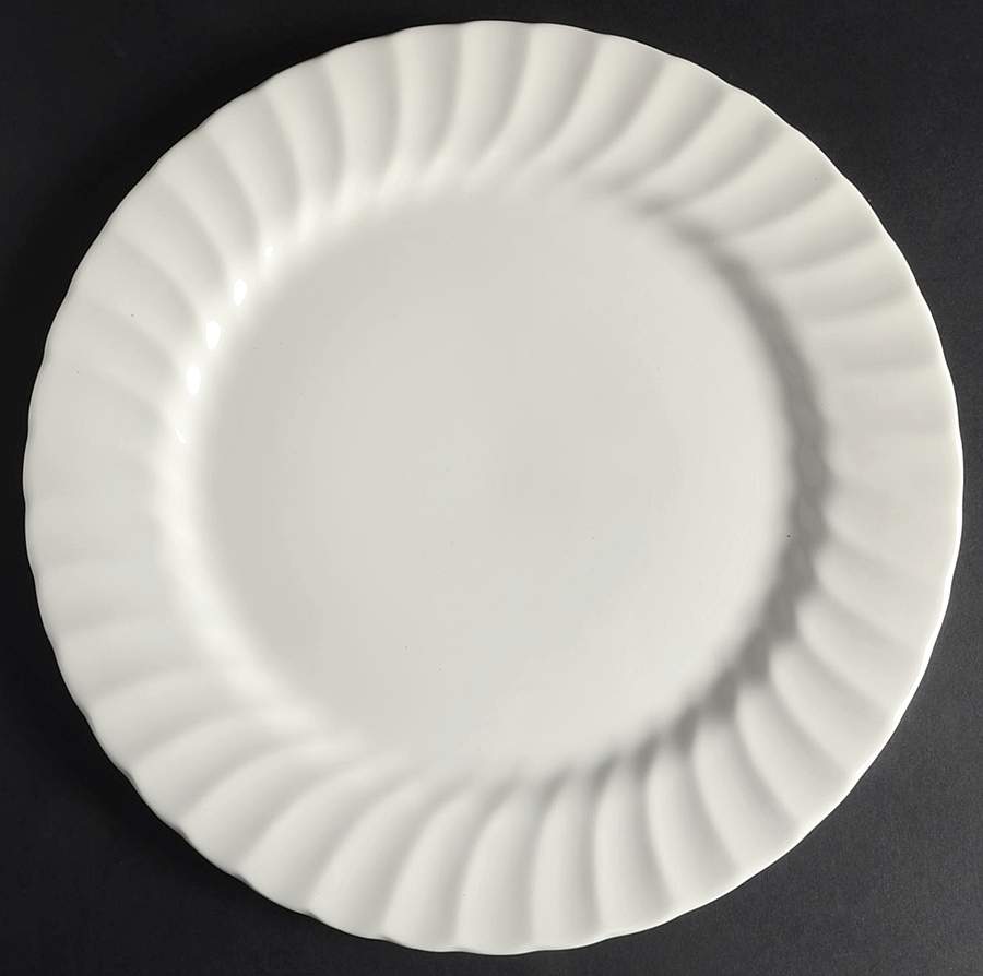 Chelsea White (England) 12" Chop Plate (Round Platter) by Churchill-1