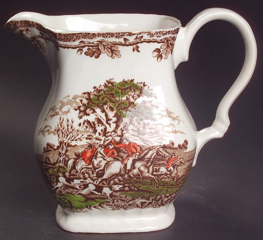 Country Life Brown Multicolor 24 Oz Pitcher by Churchill-1