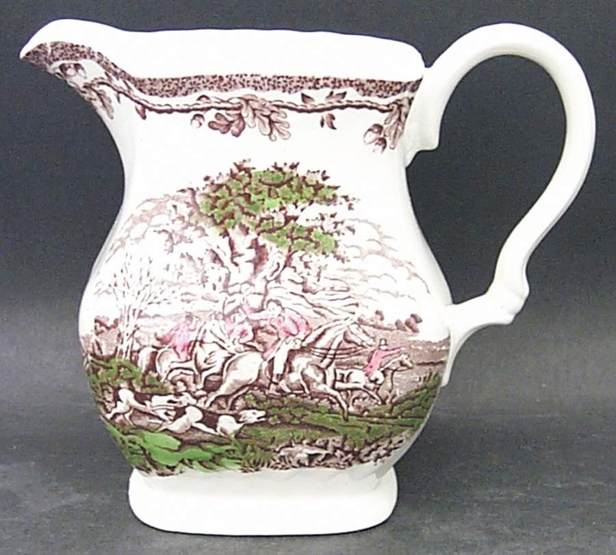 Country Life Brown Multicolor 24 Oz Milk Jug by Churchill-1