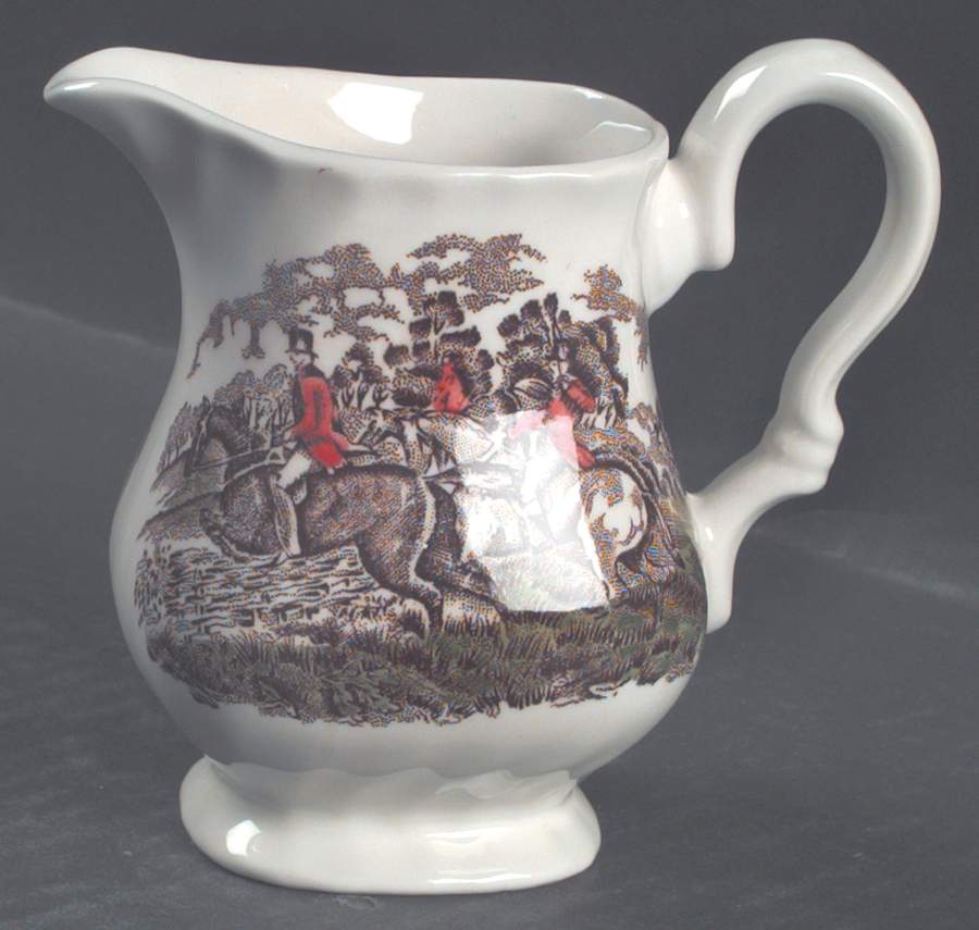 Country Life Brown Multicolor Creamer by Churchill-1