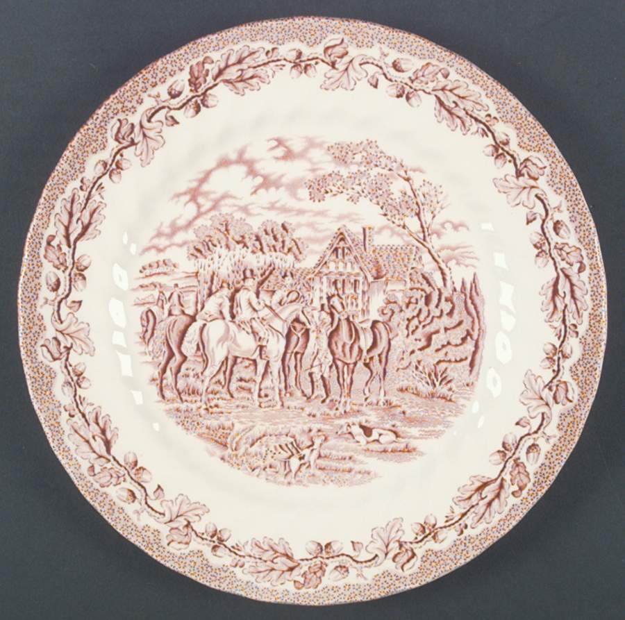 Country Life Pink Dinner Plate by Churchill-1