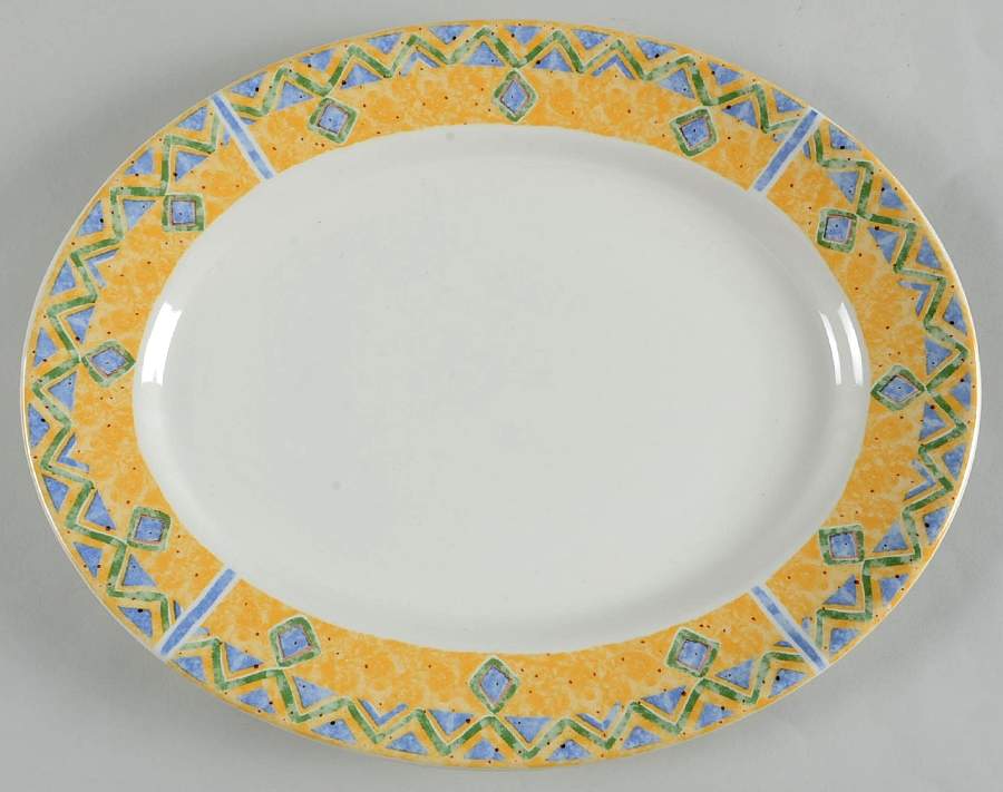 Herat 12" Oval Serving Platter by Churchill-1