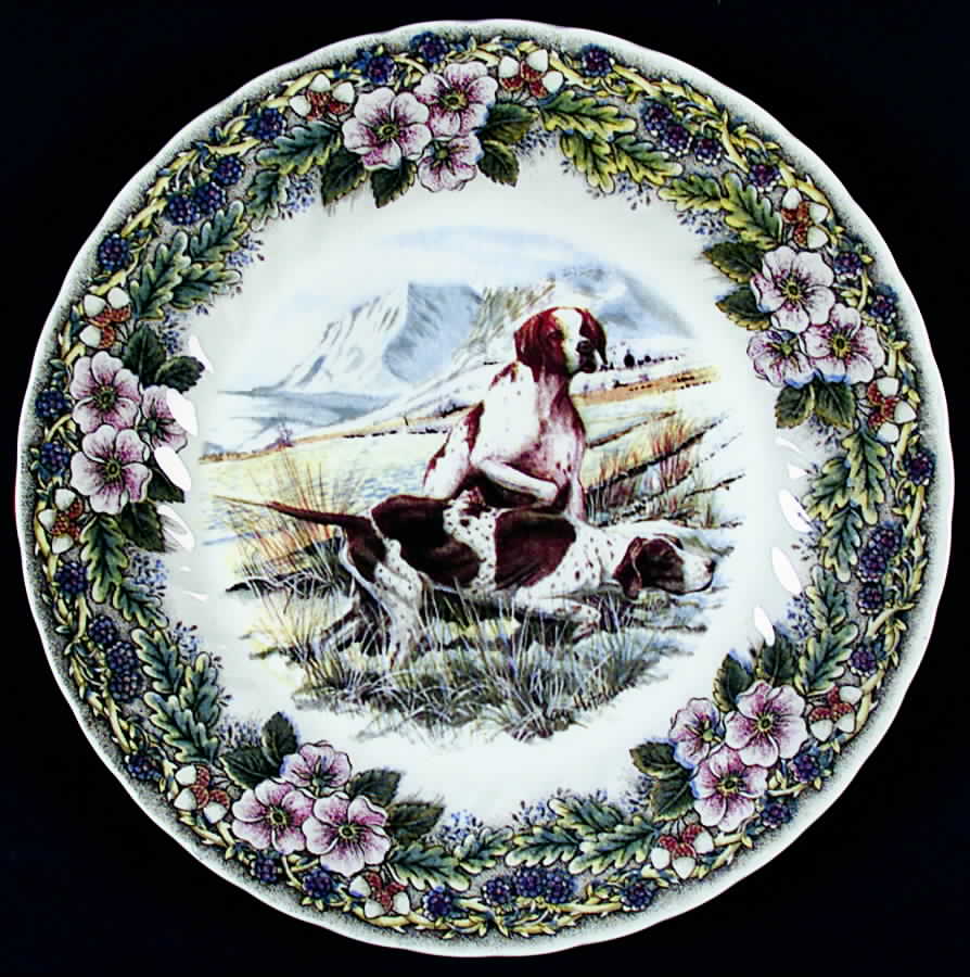 Hunting Dogs Dinner Plate by Churchill-1
