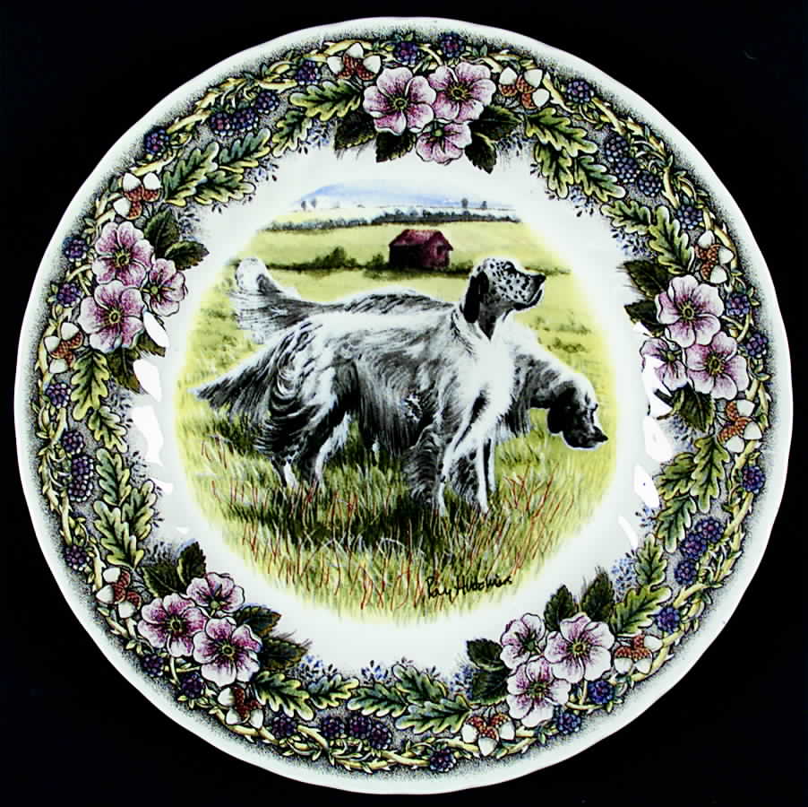 Hunting Dogs Dinner Plate by Churchill-1