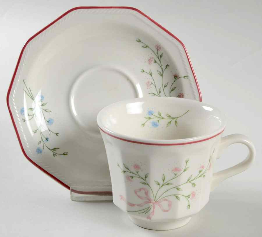 Millefleurs Flat Cup & Saucer Set by Churchill-1