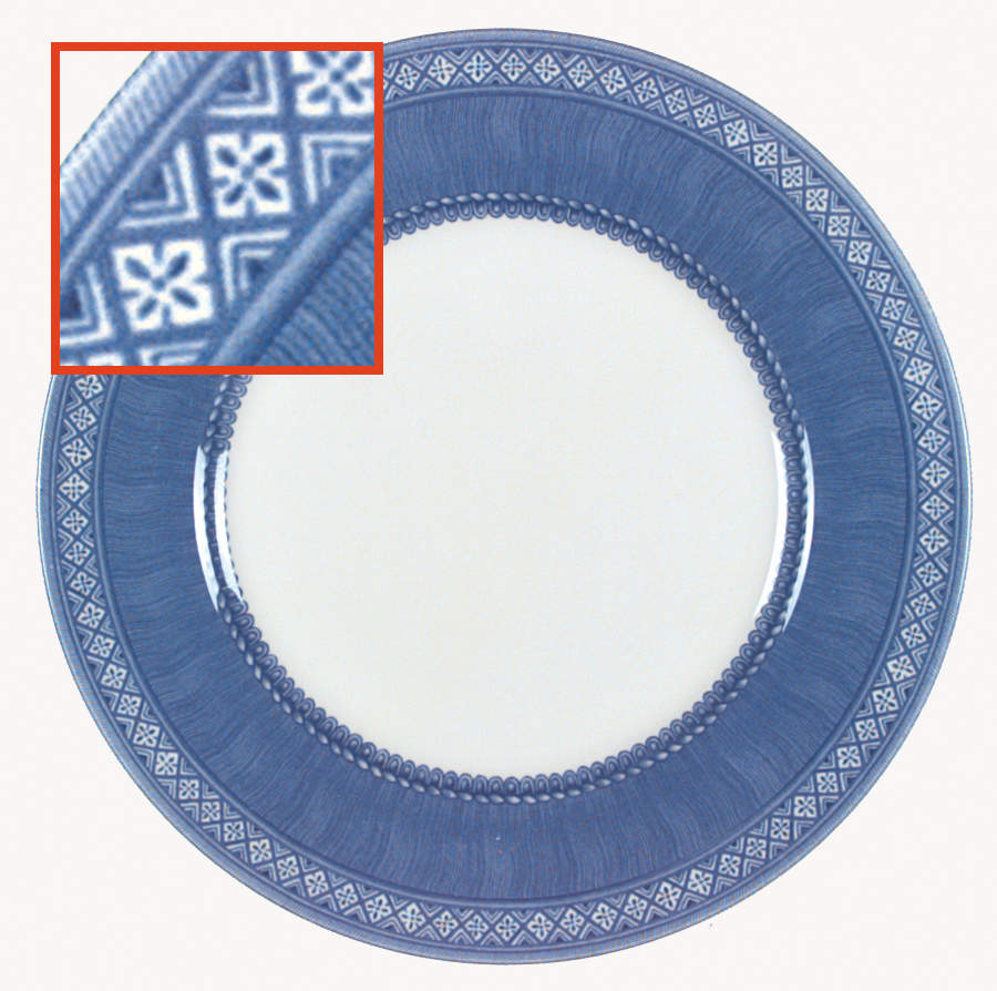 Out of The Blue Dinner Plate by Churchill-1