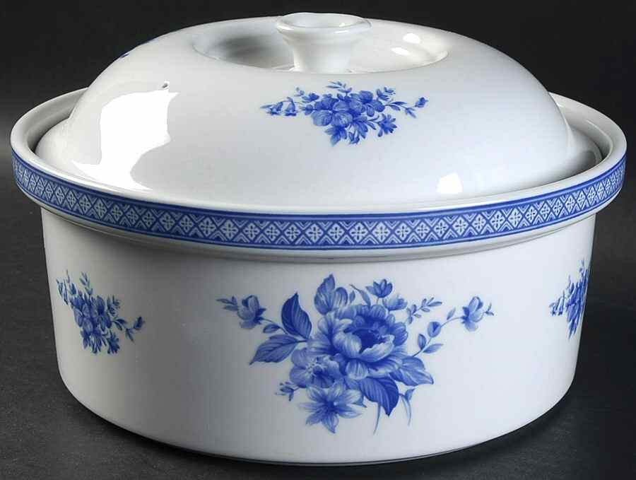 Out of The Blue 2 Qt Round Covered Casserole by Churchill-1
