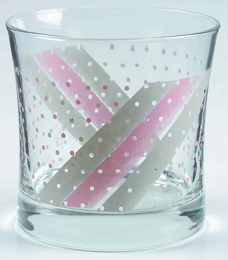 Pink Shades Glassware Double Old Fashioned by Churchill-1
