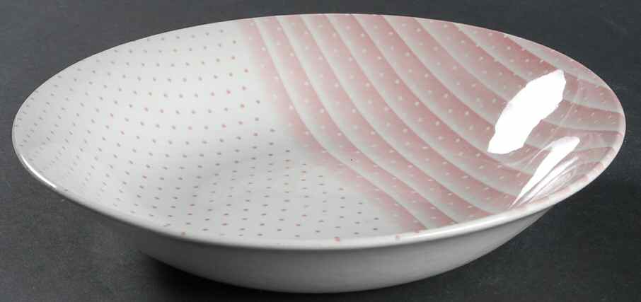 Pink Shades 8" Round Vegetable Bowl by Churchill-1