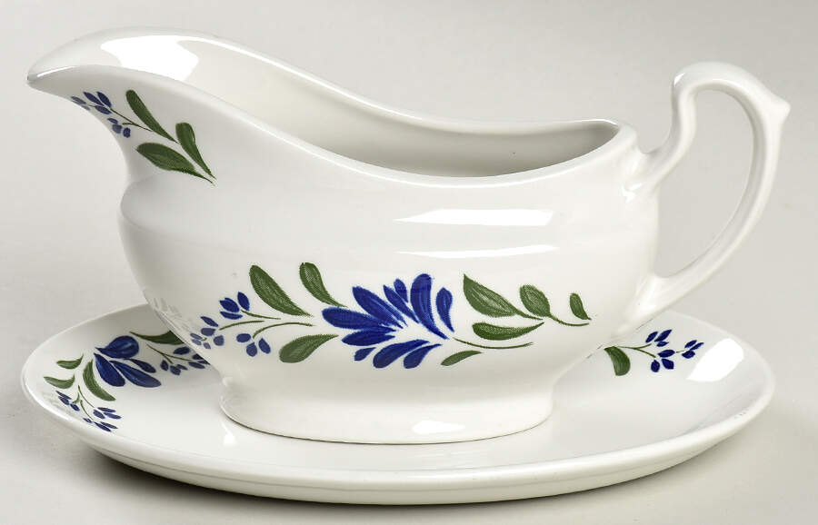 Salzburg Gravy Boat & Underplate/Relish by Churchill-1