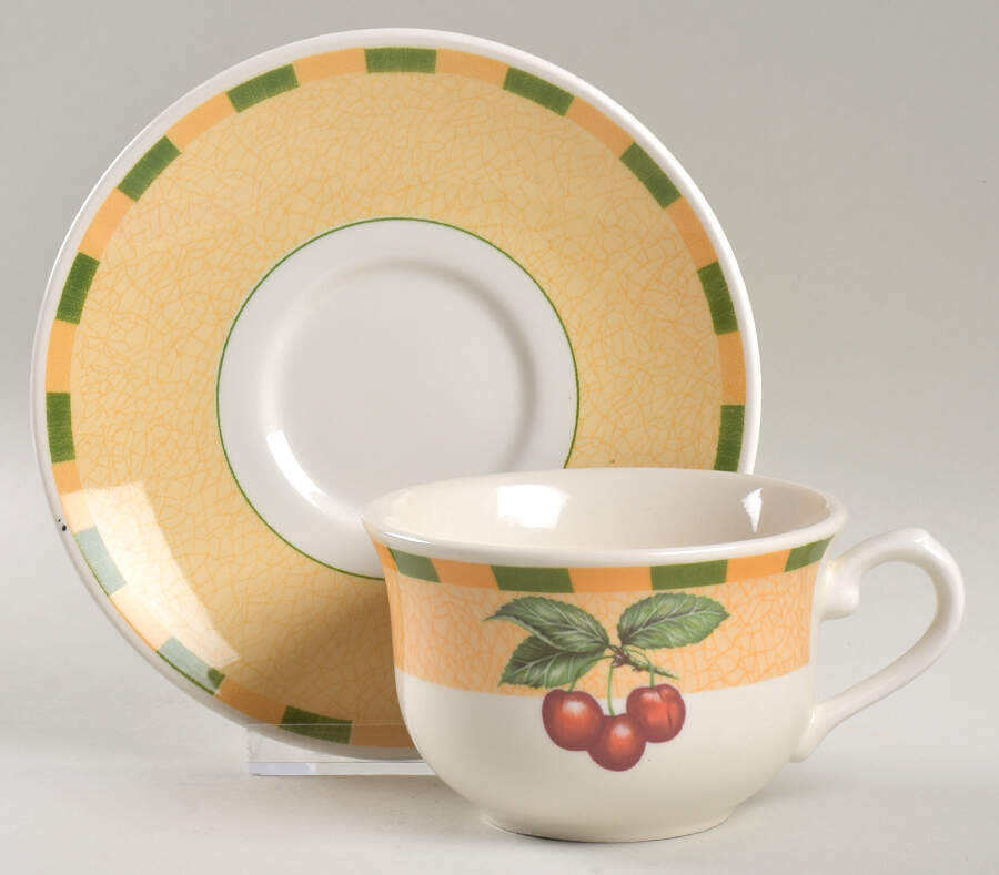 Somerset Flat Cup & Saucer Set by Churchill-1