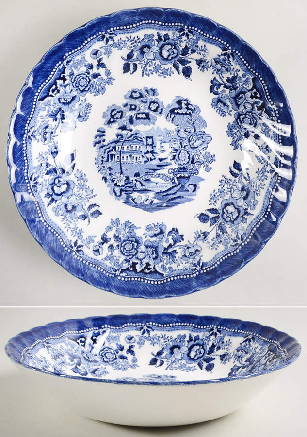 Tonquin Blue 8" Soup/Pasta Bowl by Churchill-1