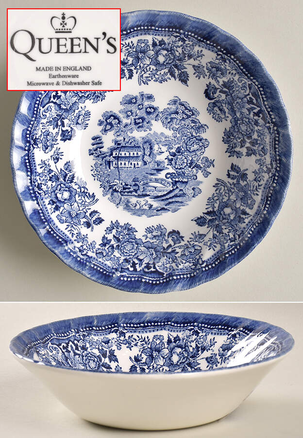 Tonquin Blue Coupe Cereal Bowl by Churchill-1