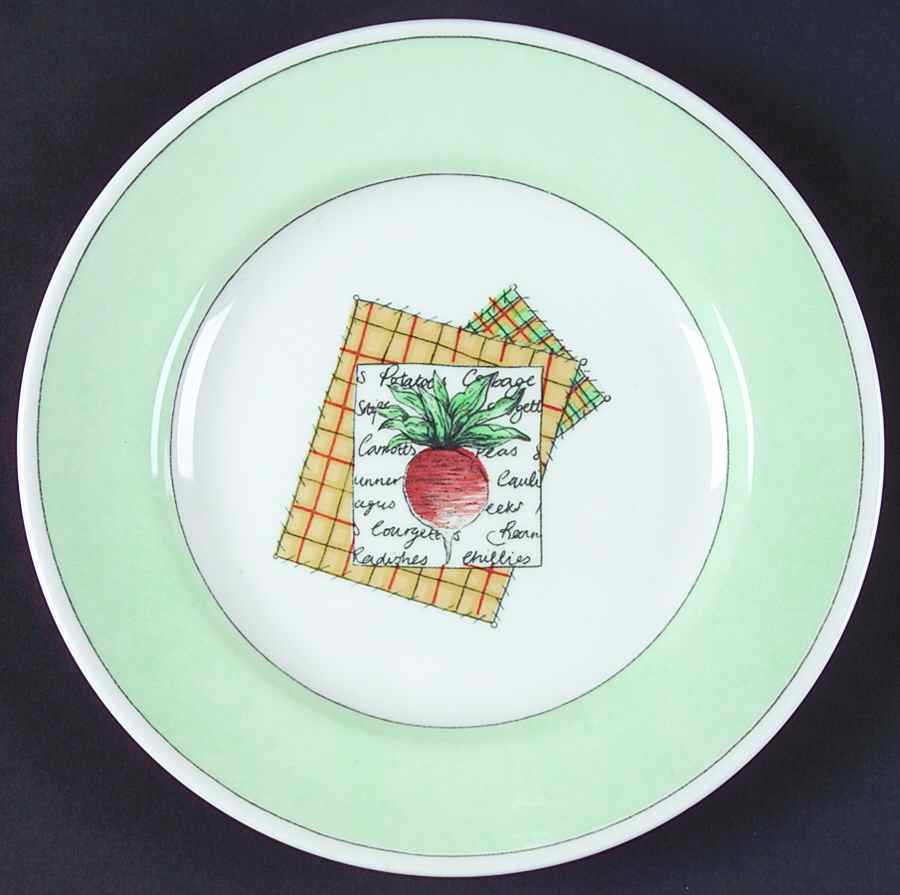 Vegetable Patch Salad Plate by Churchill-1
