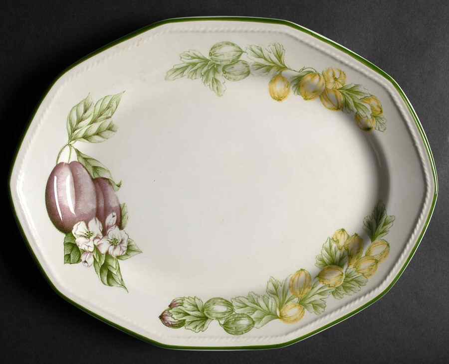 Victorian Orchard (England) 12" Oval Serving Platter by Churchill-1